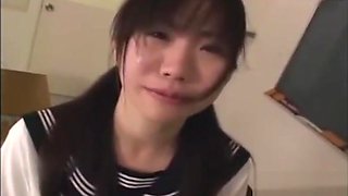 japan schoolgirl slappend and mouthfucked