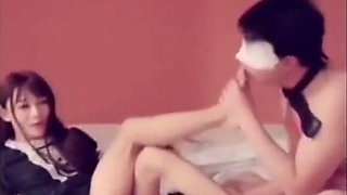 cd shemale maid is very active with banging a masked ga