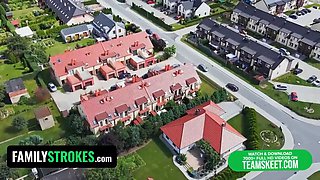 Familystrokes - my fresh gf is overwhelmed to see me hardcore my stepsis