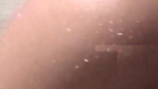 Naked wife on the beach with ass up and doing blowjob is filmed by cuckold
