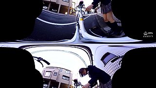Schoolgirls On Bicycles Upskirt Vr Part 1 - Asian Hidden Camera