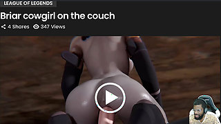Sue Storm Gets Fucked in Her Pussy, Tight Pussy Briar Cowgirl Ride, Widowmaker Rides a Hard Cock