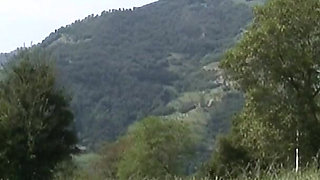 BBW MILF Caught Pissing in the Woods by a Young Man with a Hard Cock