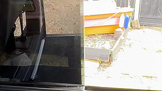 Redhead Takes Big Polish Cock on the Smash Bus