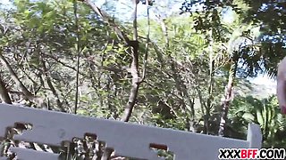 Lesbian teenager camp counselors trick