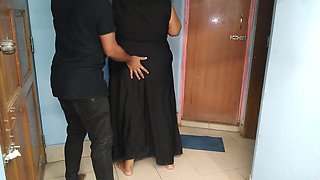 Stepmother Cleaning House & Stepson Pushed and Fucked Her