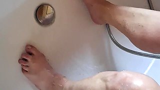 Washing Dirty Feet in the Bathtub