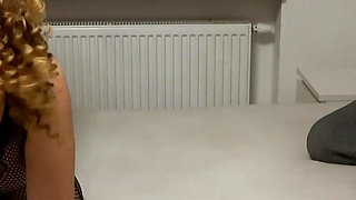 Cuckold Husband Cleanup My Cum Filled Pussy, After I Cheat Him with His Friend