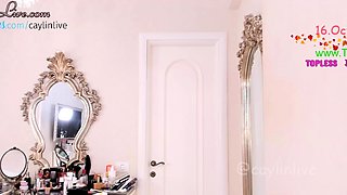 Chubby Brunette Big Boobs Dildo Masturbation
