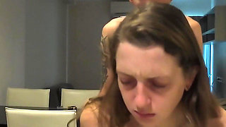 Sexy Slut Served on a Kitchen Table