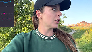 Risky Trail Walk with My Lush!