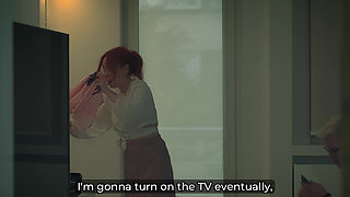 Step Mom Shares Bed with Step Son in Hotel - Creampie Shock!