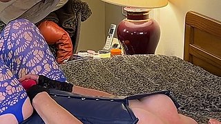 Granny Masturbation & Missionary Fuck to a Creampie