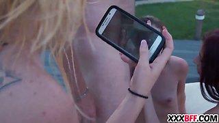 Drone freak gets punished by teenagers