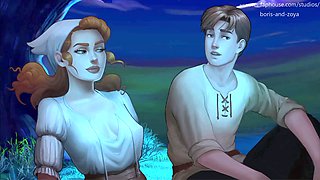 Wild cartoon adventures with Boris and Zoya exploring hentai stories