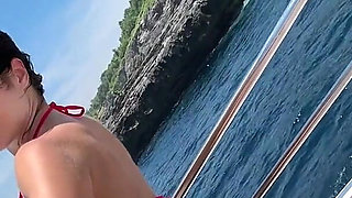 My Naughty Yacht Ride with Ass and Tits Teasing