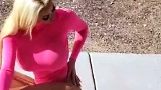 Busty hottie tit fucked real hard in close up