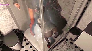 Cheating Wife Fuck the Old Man Big Cock Client (p2) - 3D Animation Hentai