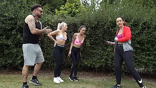 Charlotte Rose, Kayleigh Davis, Emily Walters in hot foursome with a thrilling twist.