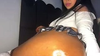 Hot Black Maid Does Some Webcam Black and Ebony