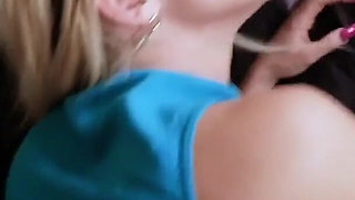 Stepson Gives StepMom a Huge Facial. Barbie Sins