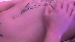 Tattoo MILF Fucks Santa Gets Huge Cum Shot