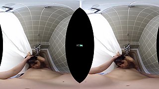 Naughty asian hussy mind-blowing VR sex video