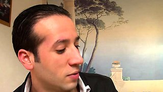 French MILF shaved pussy and ass fucked