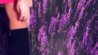 Public High Heels Walking, Worn Pantyhose and Foot Play