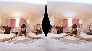 Japanese Cutie in Wild Virtual Reality Erotic Passion