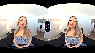 Stop Spying And Join Already! - Big Tits Blonde Fingering Shaved Pussy