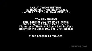 Dolly Dyson Testing The Handmade Balldog Size L (With Additional