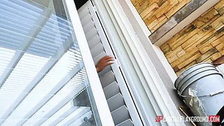 Nicolette Shea's Wild Kitchen Affair with Blonde Passion