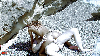Crazy Lynn and Terry fucking at the beach