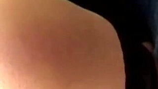 Horny hairy chick takes a piss and gets anal bang