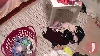 Sister And Her Sissy Brother Masturbate Together In Bathroom
