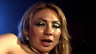 This Busty Slut Sucks Cock and Takes It in the Ass From the Handsome Worker