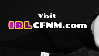 Mean horny CFNM amateur giving handjob