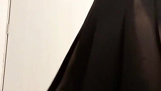 Sexy Nalgona Masturbates in a Clothing Store