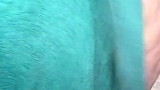 Stimulating My Big Clit with Electric Wand Body Shaking Orgsams