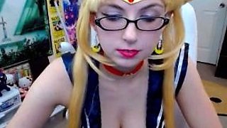 Big Boobed Blonde Masturbates With A Dildo In The Bathroom