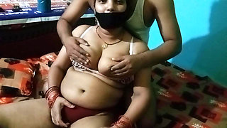 Indian housewife having romance with her lover.