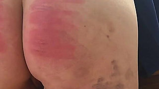 Knicker Cheat Schoolgirl Gets a Caning