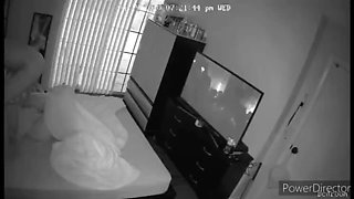 Hot Latina MILF Spy Cam Action with Big Black Cock - Homemade Amateur Video