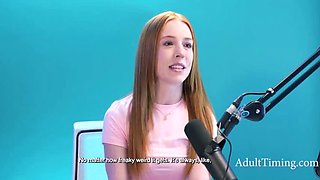 Petite Teen Madi Collins Gets Interviewed by Bree Mills - Hot Redhead Action