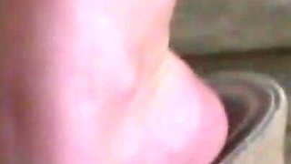 Lisa Marie's Pussy Lips Hang Down On The Black Dick That Is Fucking Her