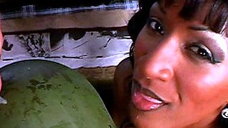 Jemeni loves it Anal Black and Ebony Bukkake Interracial POV