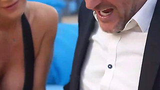 At the Pool It Is Easy to Seduce to Fuck, Threesome