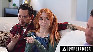 Creepy Social Worker Dominates Pregnant Teen 18+ Madi Collins With Her Stepdad - + 2