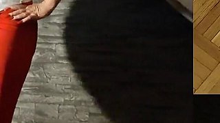 Trampling on Slaves Cock